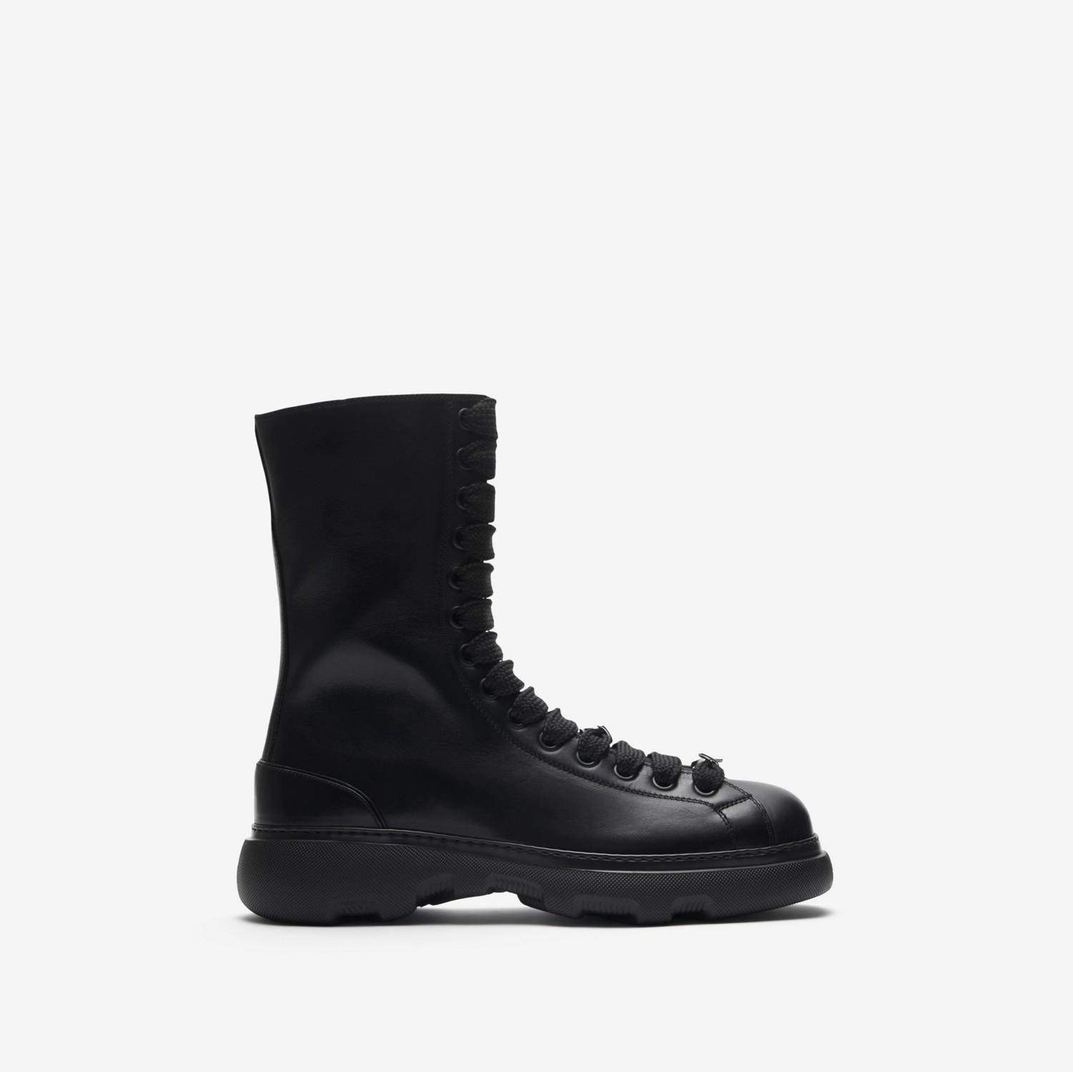 Leather Ranger Boots by BURBERRY