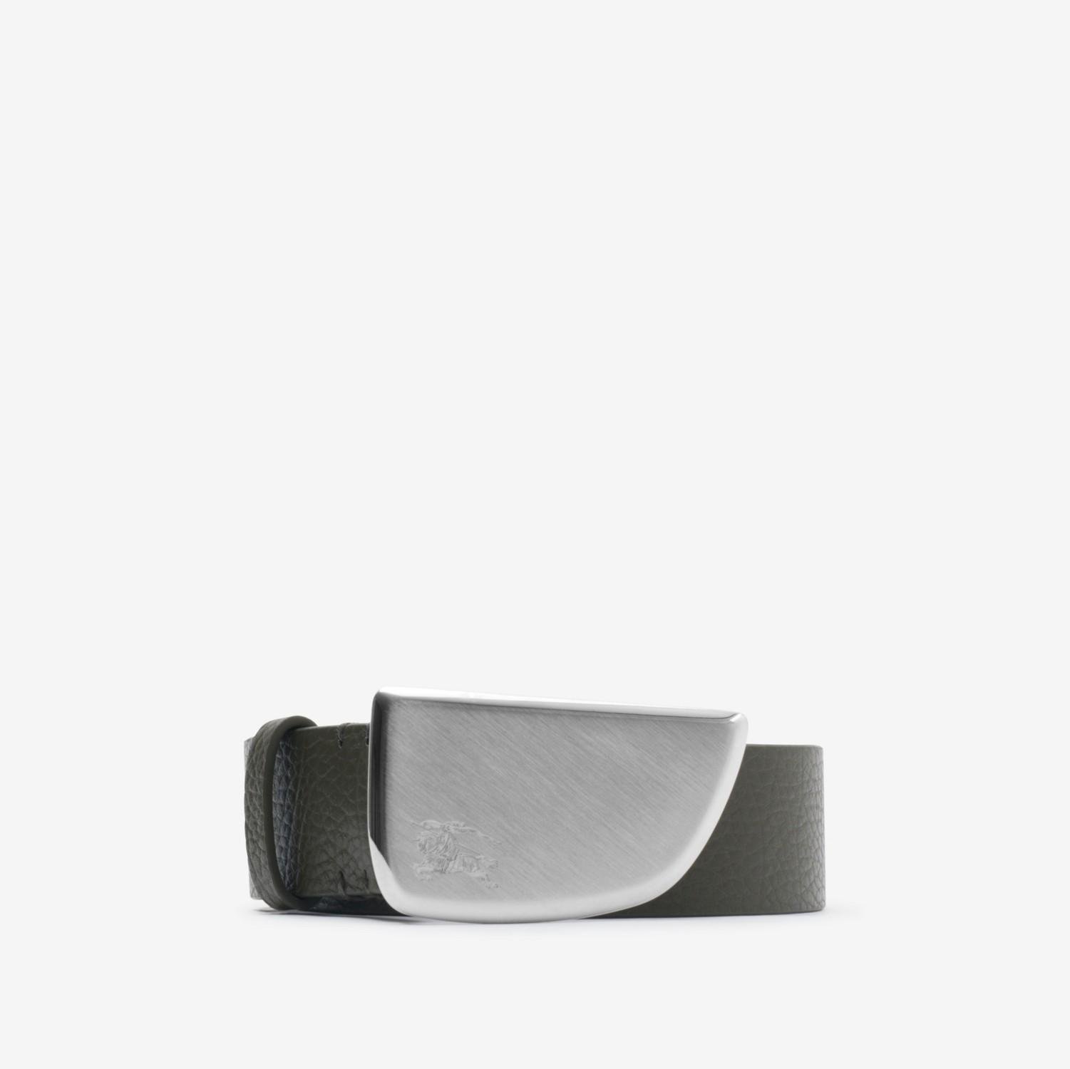 Leather Shield Belt by BURBERRY