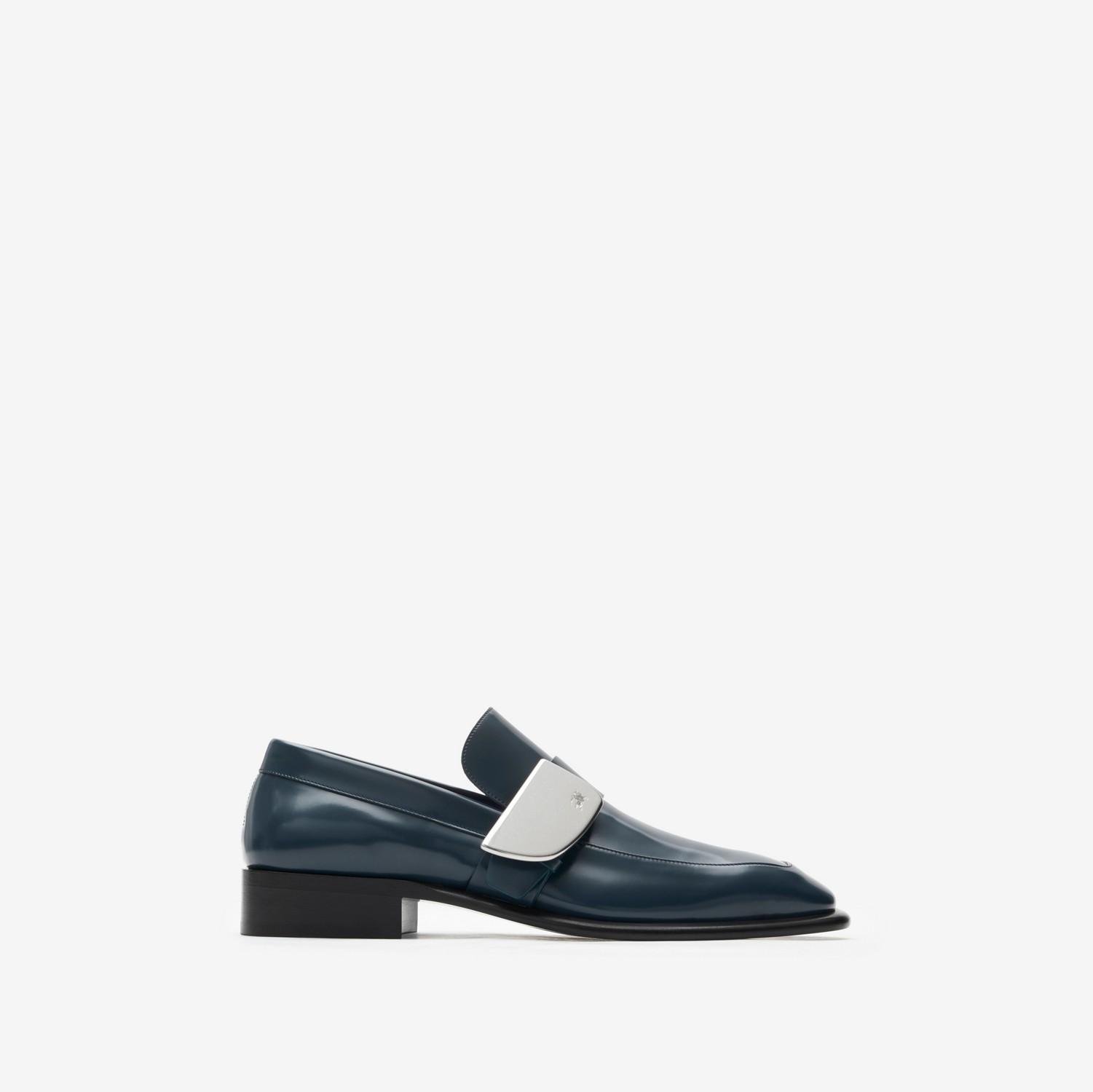 Leather Shield Loafers by BURBERRY