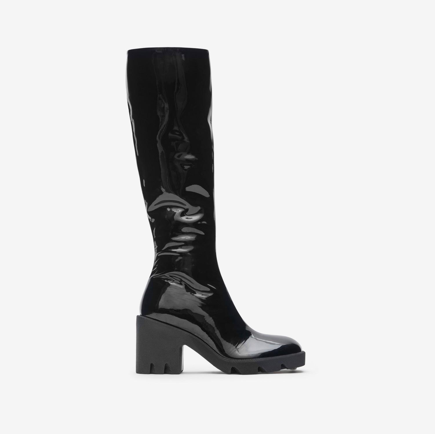 Leather Stride Boots by BURBERRY