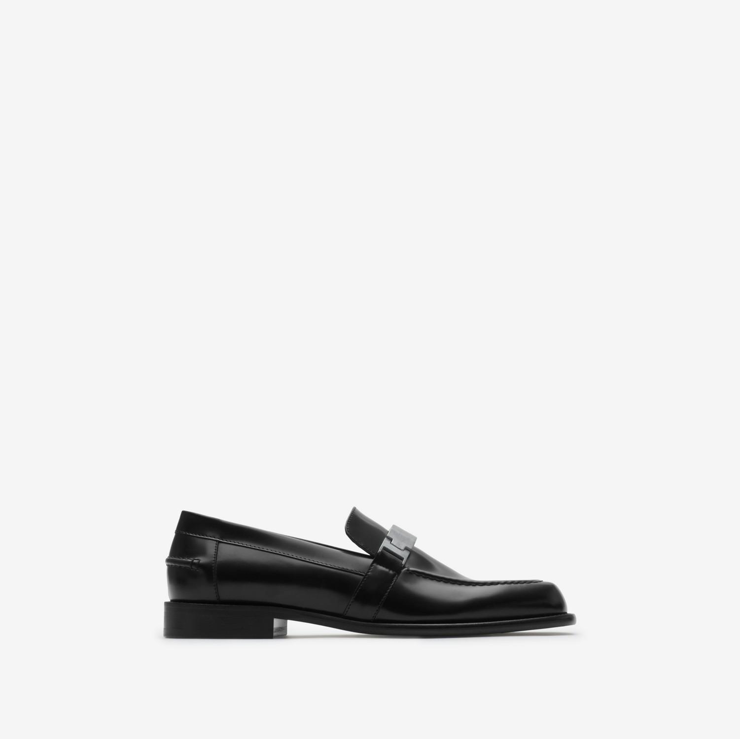 Leather Tower Loafers by BURBERRY