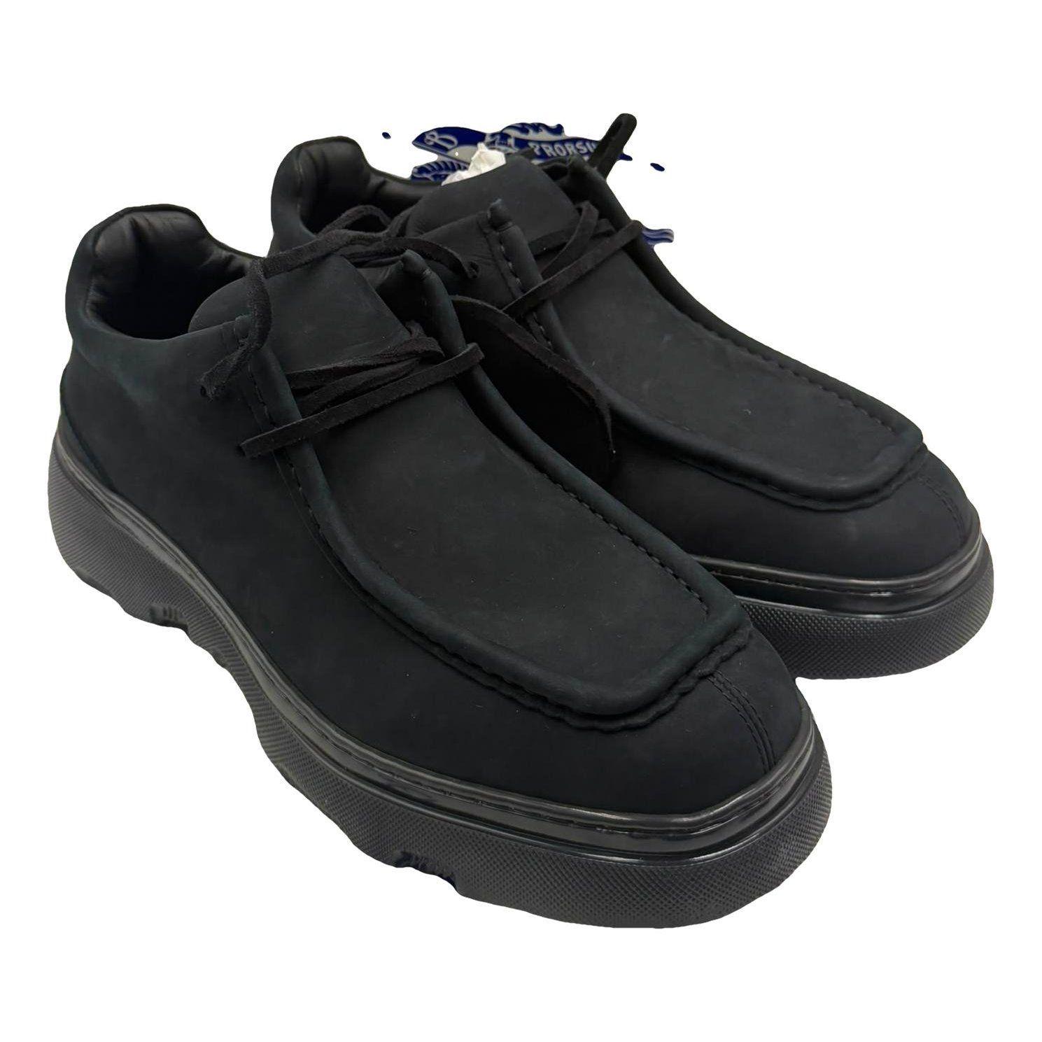 Leather lace ups by BURBERRY