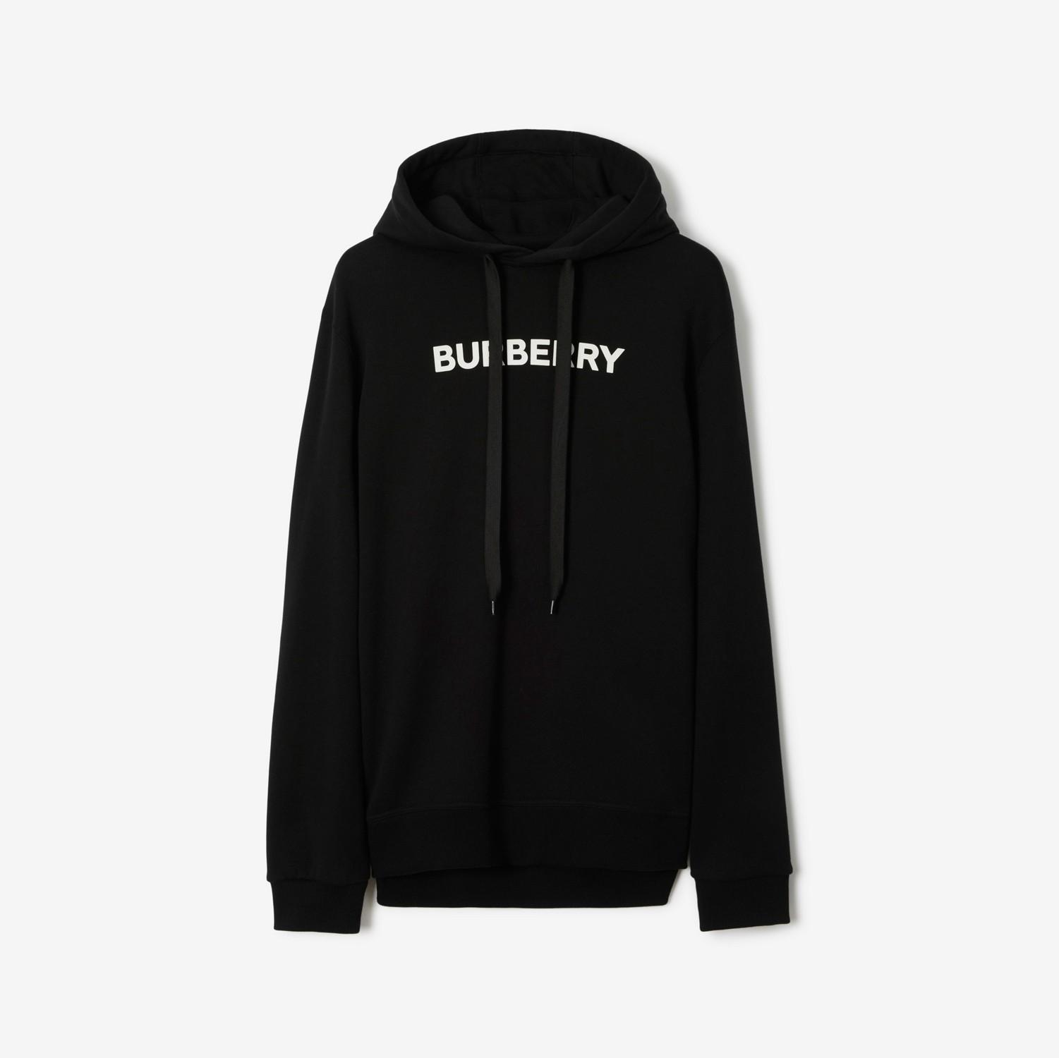 Logo Cotton Hoodie by BURBERRY