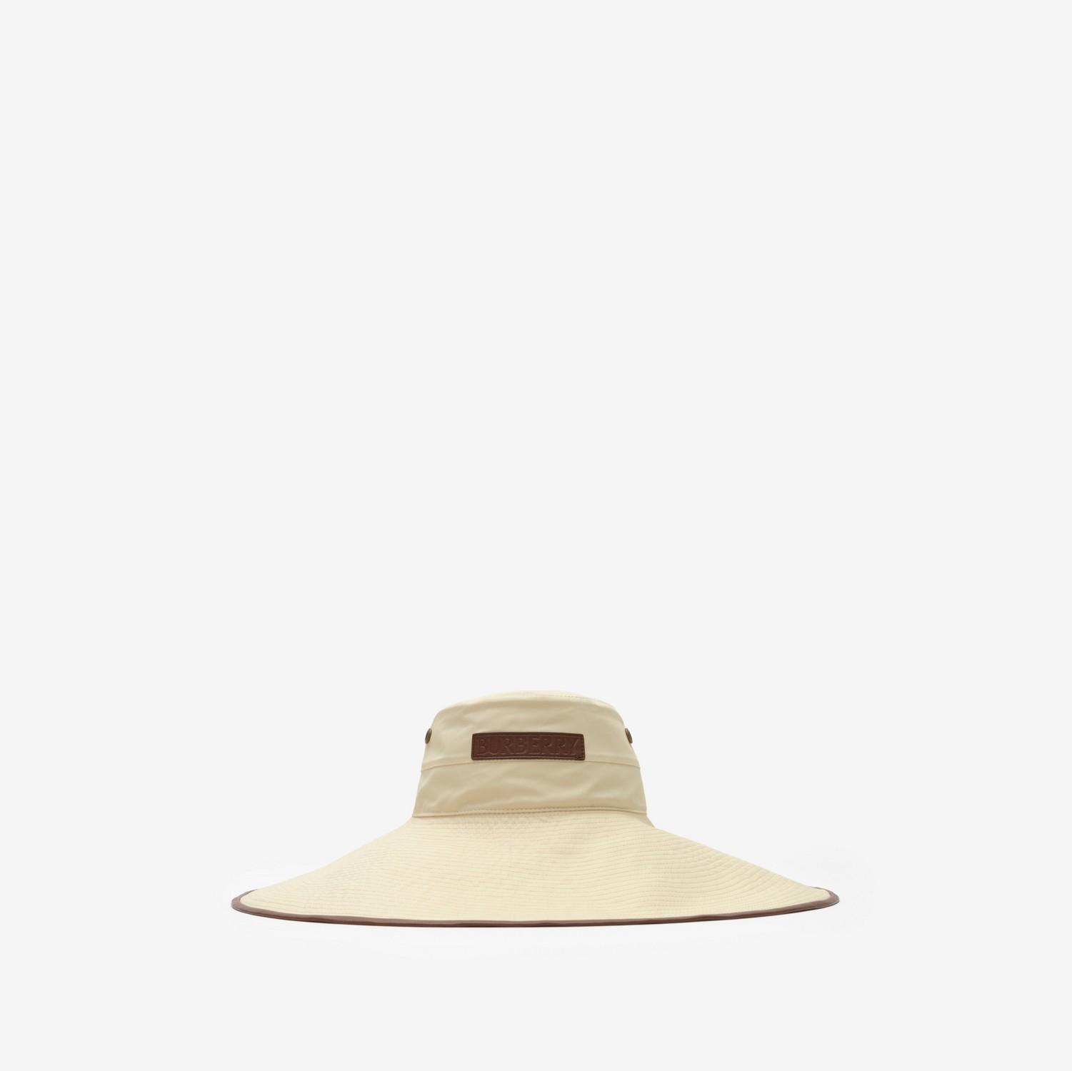 Logo Gabardine Sun Hat by BURBERRY