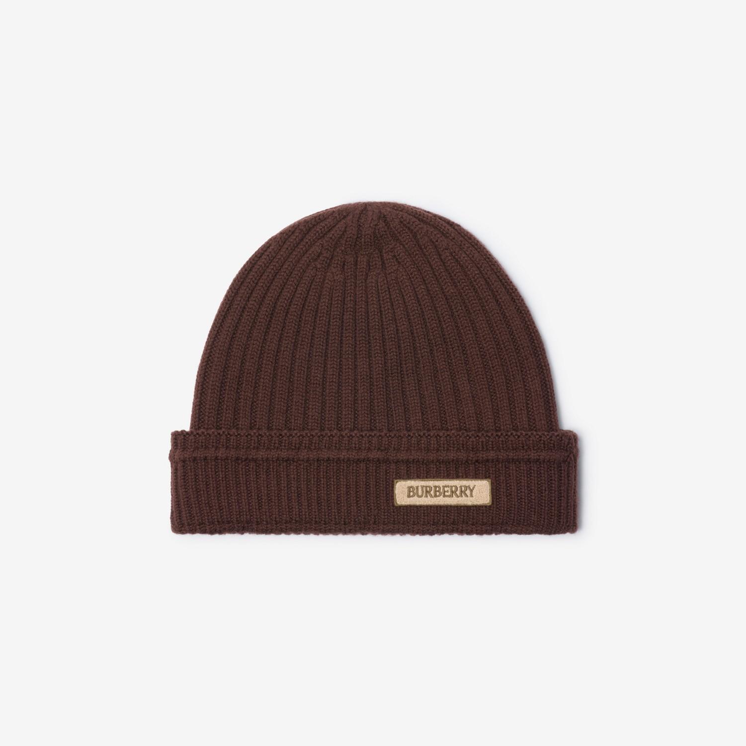 Logo Patch Wool Beanie by BURBERRY