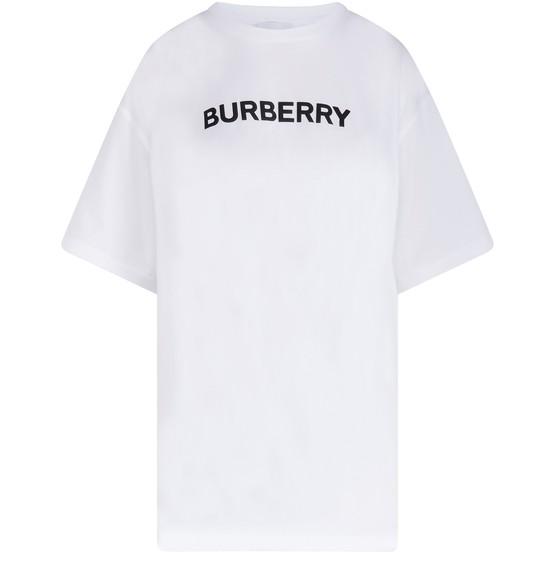 Logo Print Cotton Oversized T-shirt by BURBERRY