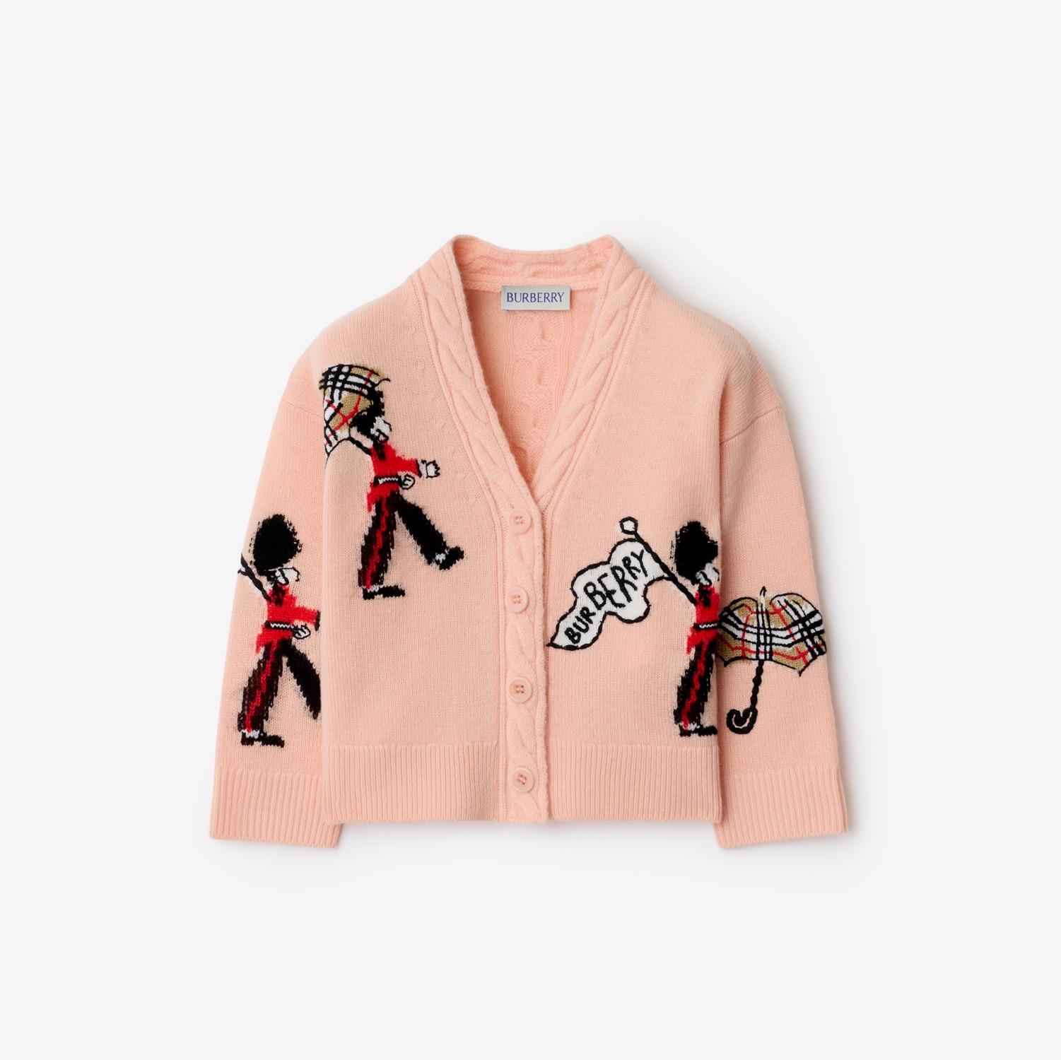 London Guards Wool Cardigan by BURBERRY