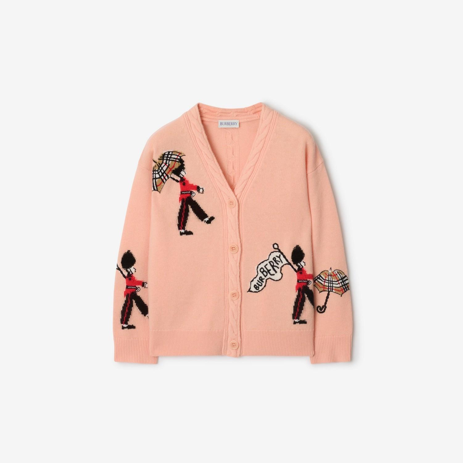 London Guards Wool Cardigan by BURBERRY