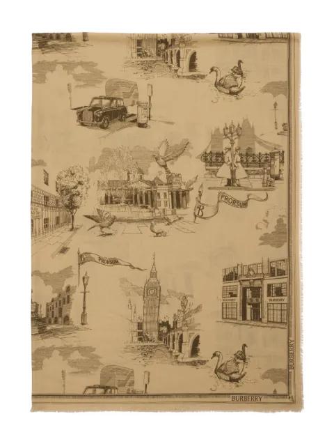 London Landmarks scarf by BURBERRY