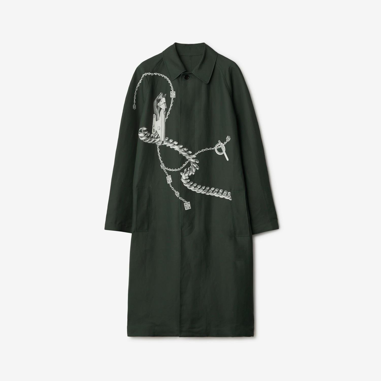 Long Canvas Car Coat by BURBERRY