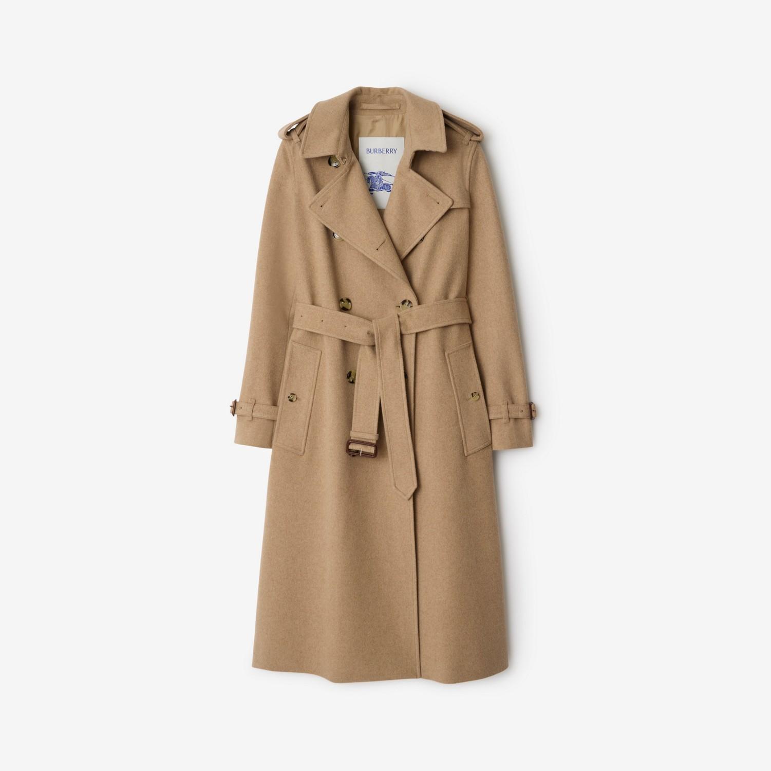 Long Cashmere Kensington Trench Coat by BURBERRY