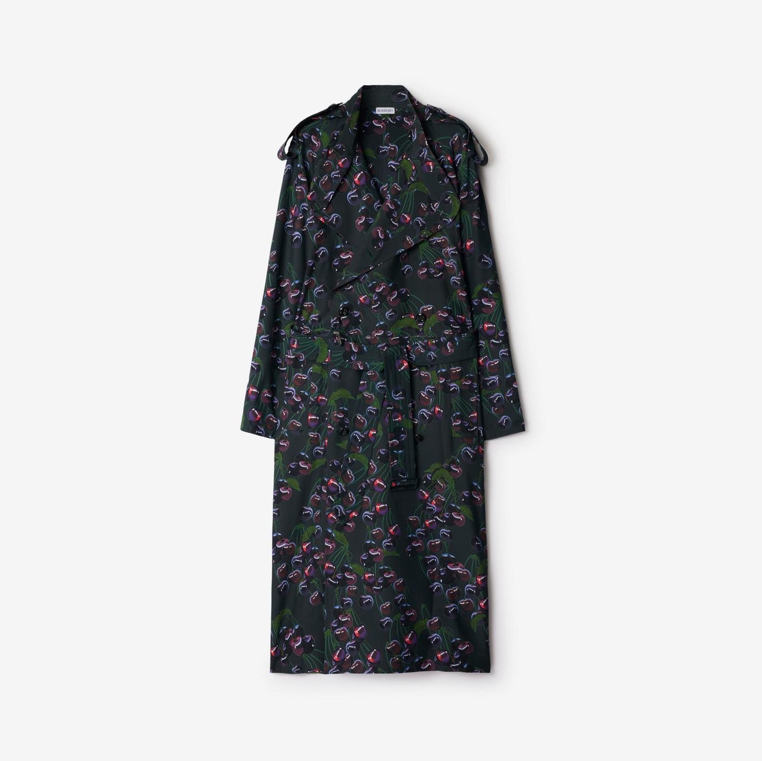 Long Cherry Trench Coat by BURBERRY
