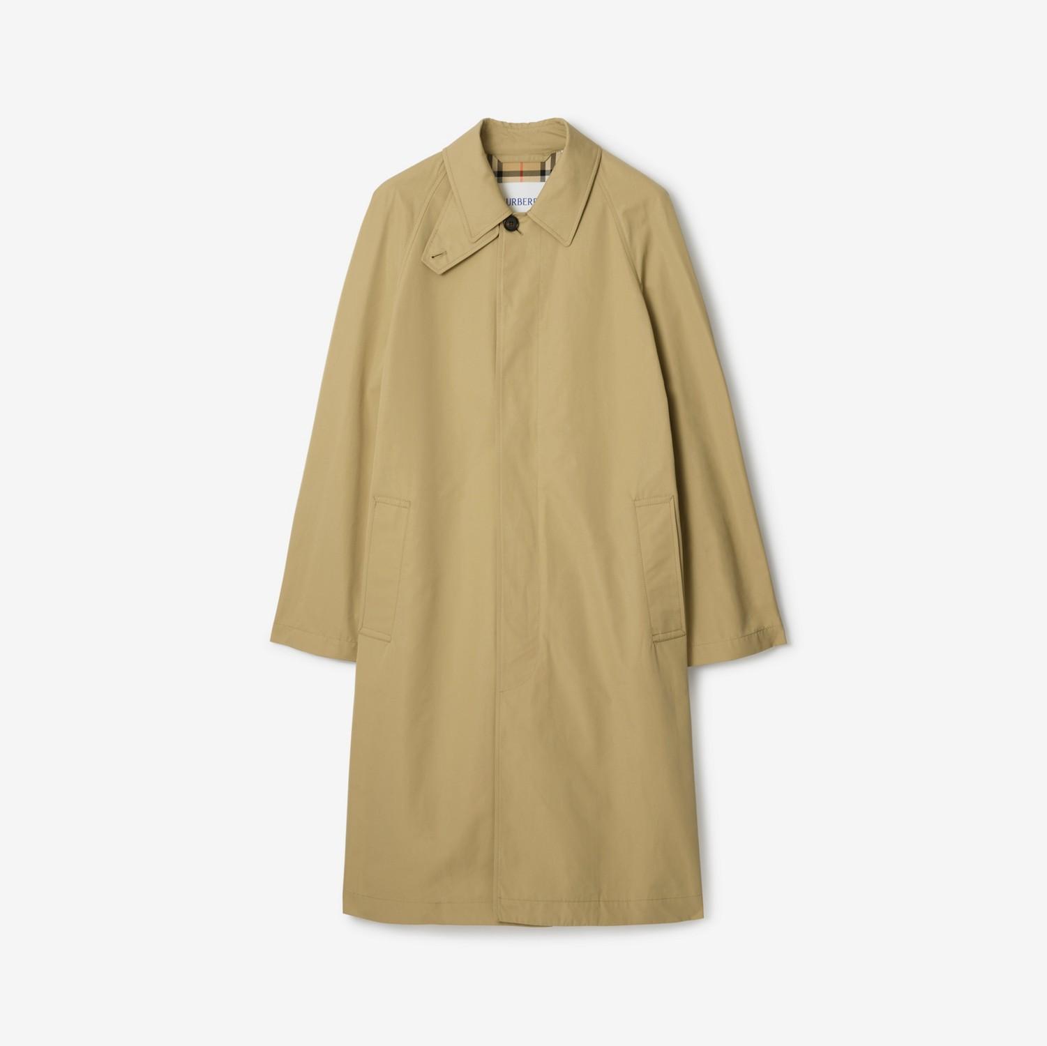 Long Cotton Car Coat by BURBERRY