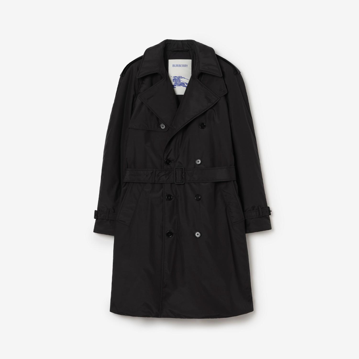 Long Cotton Nylon Padded Trench Coat by BURBERRY