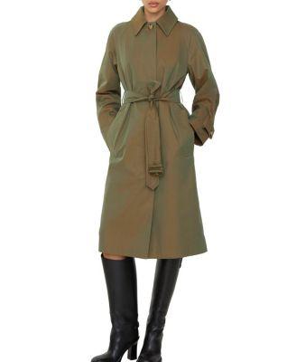 Long Gabardine Car Coat by BURBERRY