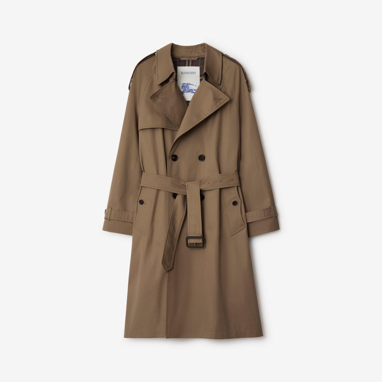 Long Gabardine Chestwood Trench Coat by BURBERRY