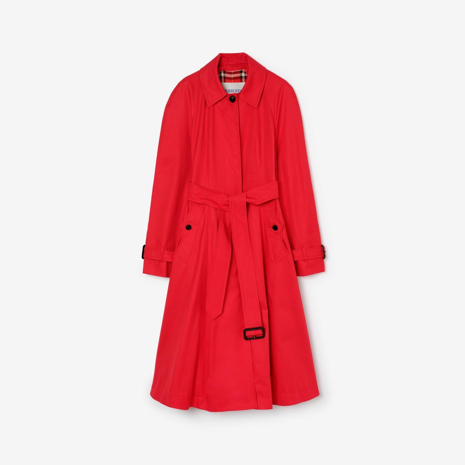 Long Gabardine Ellingham Fit-and-flare Car Coat by BURBERRY