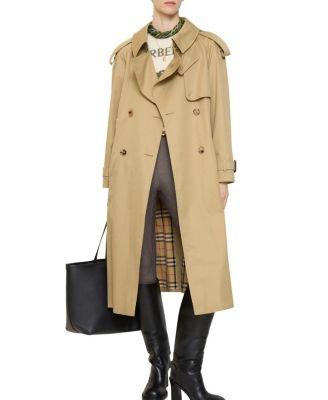 Long Gabardine Fitzrovia Trench Coat by BURBERRY