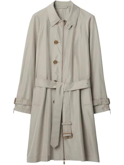 Long Silk Car coat by BURBERRY
