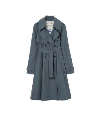 Long Tropical Gabardine Pembury Trench Coat by BURBERRY