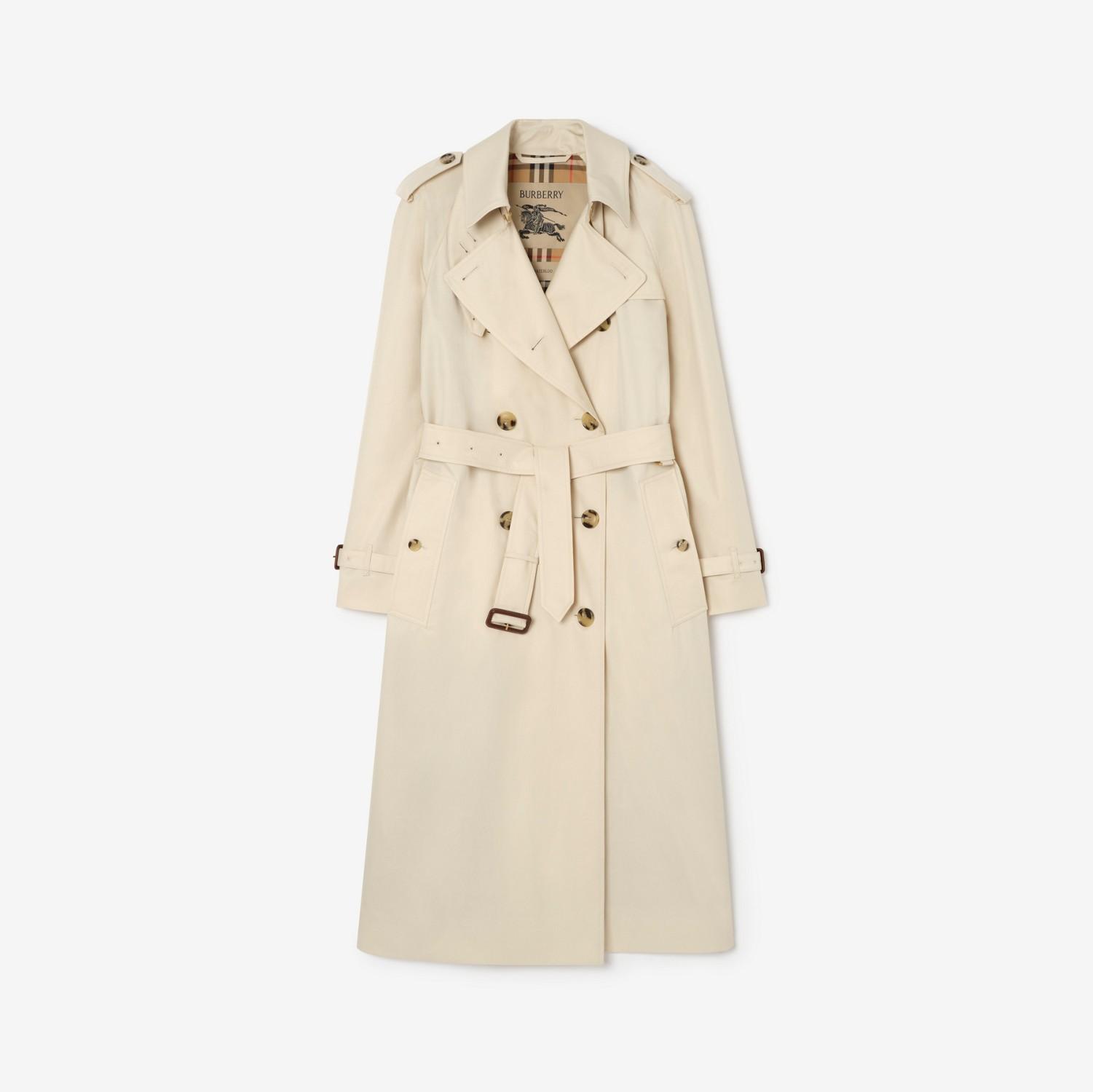 Long Tropical Gabardine Waterloo Trench Coat by BURBERRY