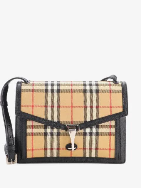 Macken Vintage Check Canvas Small crossbody bag by BURBERRY 