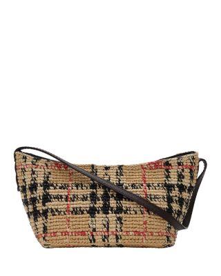Margate Mini Raffia Shoulder Bag by BURBERRY