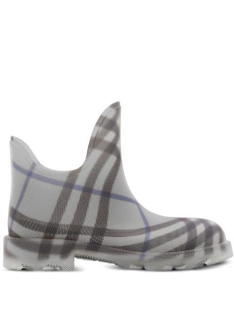 Marsh checked ankle boots by BURBERRY