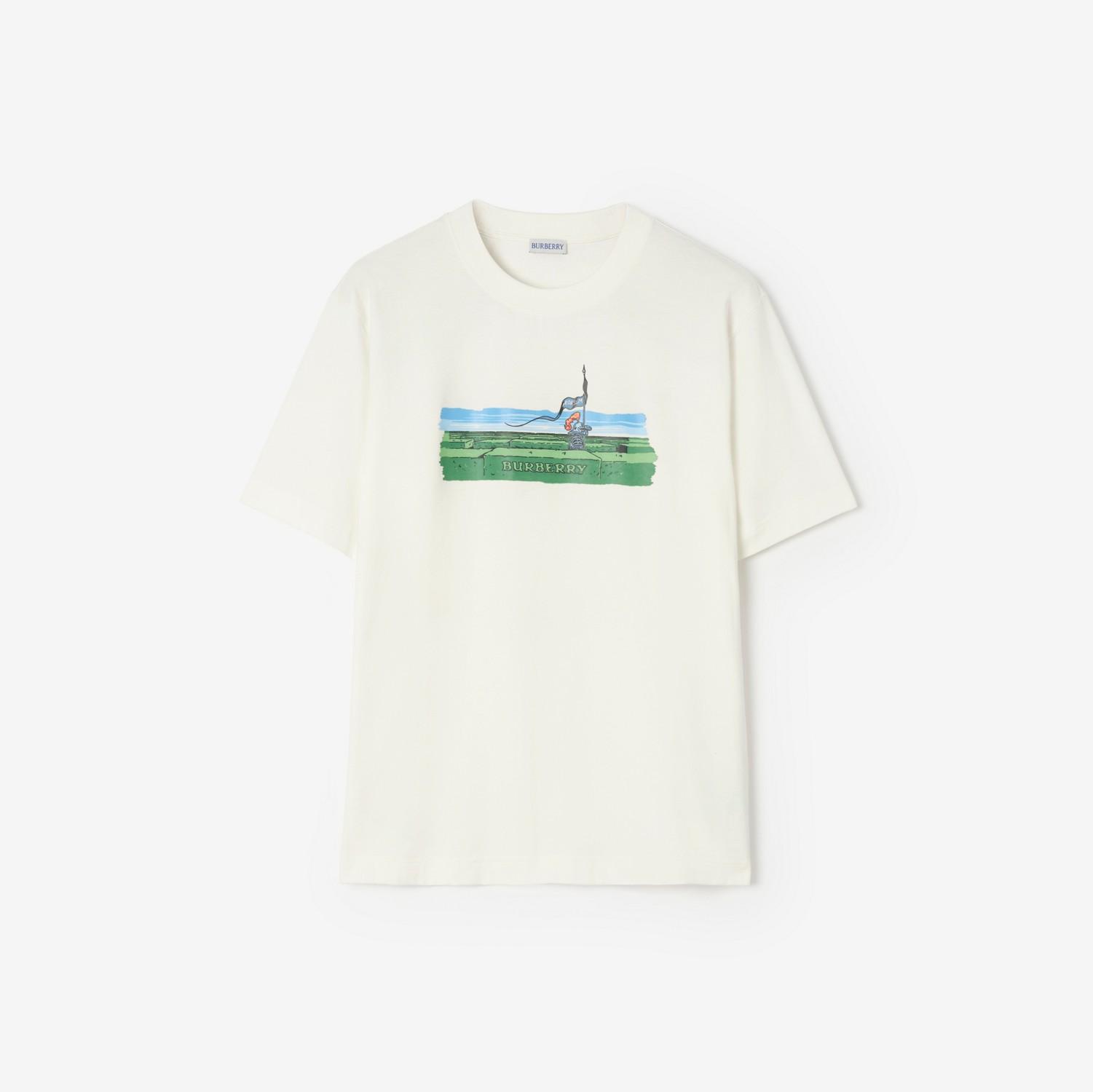 Maze Cotton T-shirt by BURBERRY