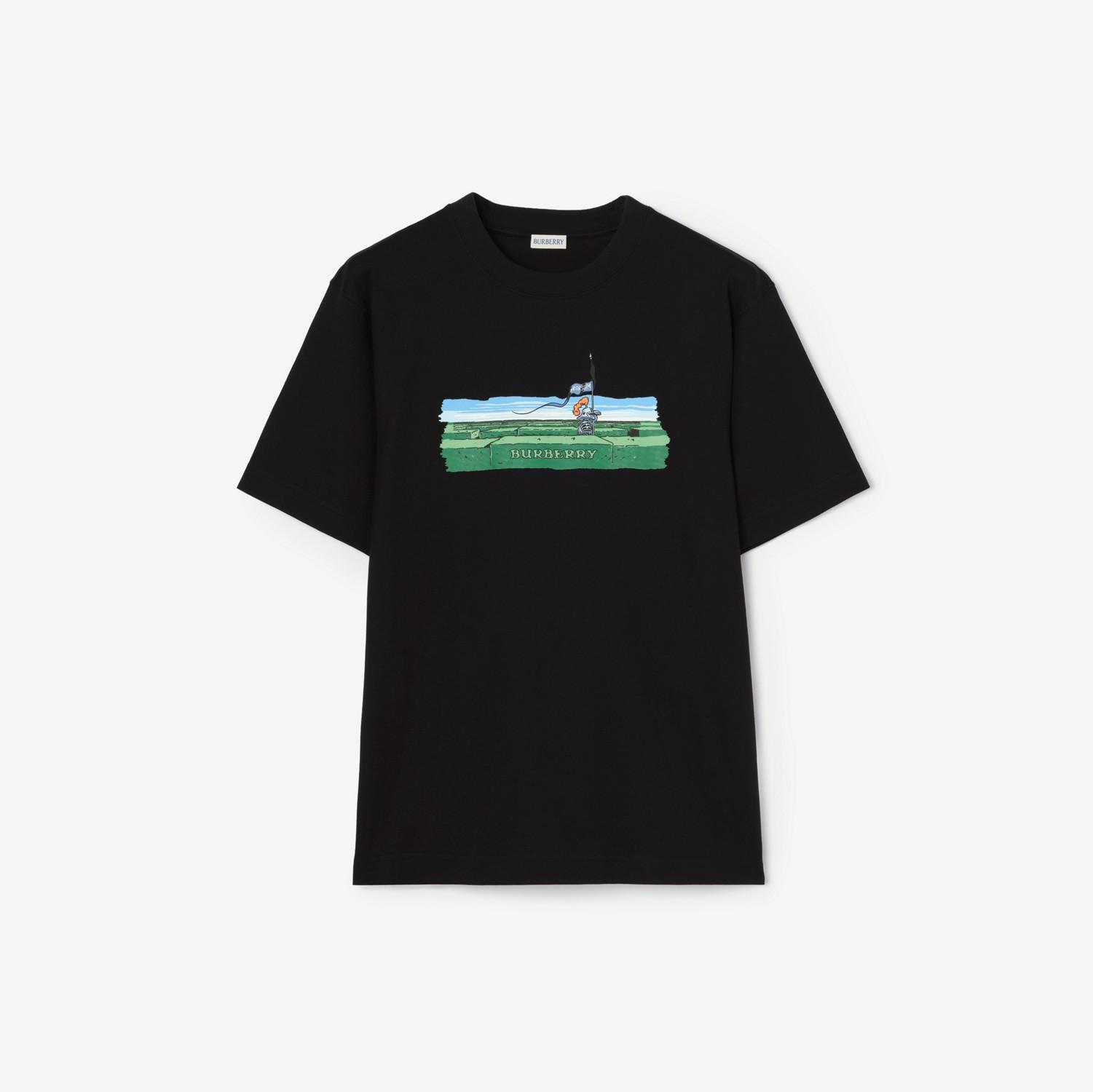 Maze Cotton T-shirt by BURBERRY