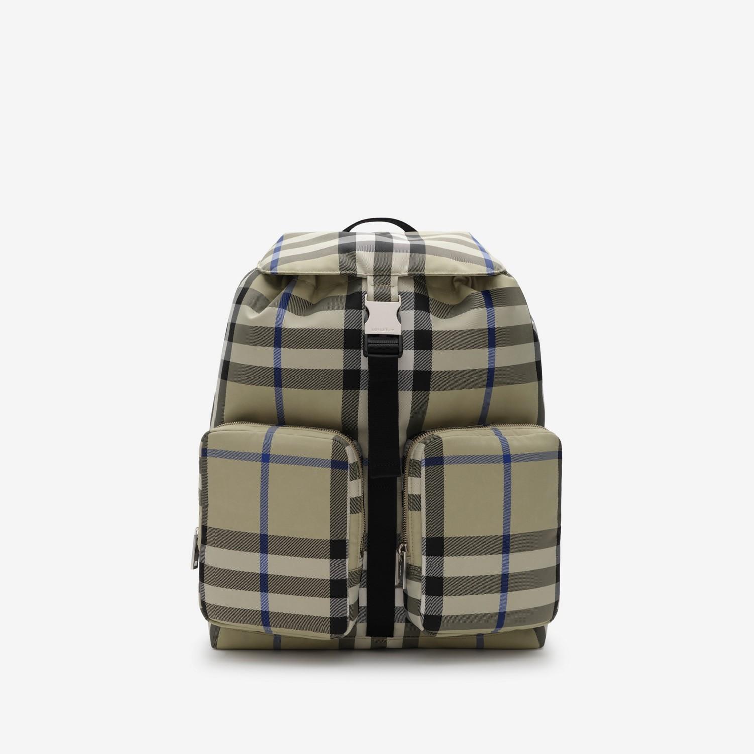 Medium Check Backpack by BURBERRY