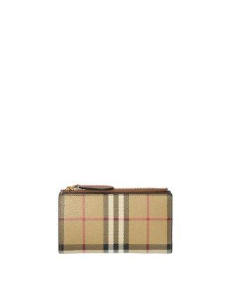 Medium Check Bifold Wallet by BURBERRY