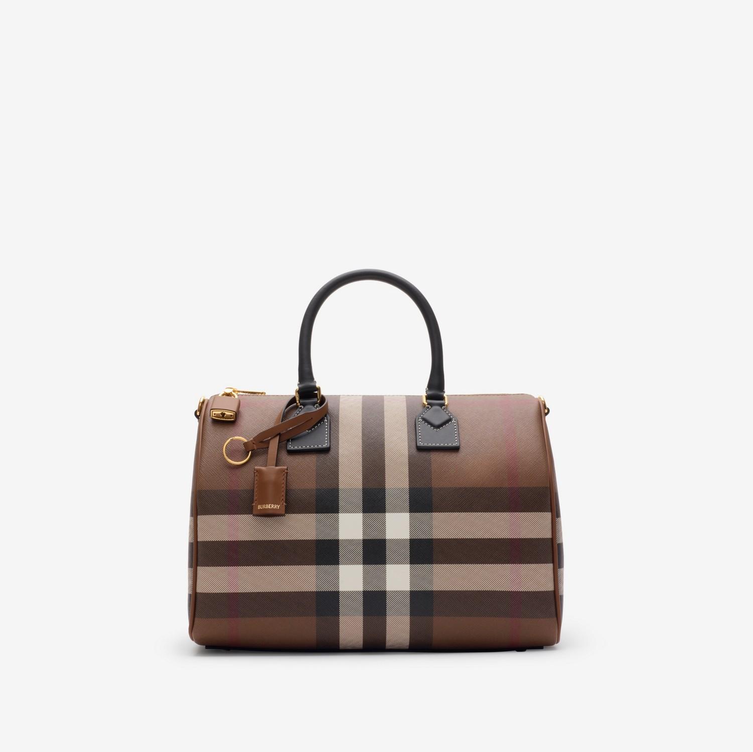 Medium Check Bowling Bag by BURBERRY