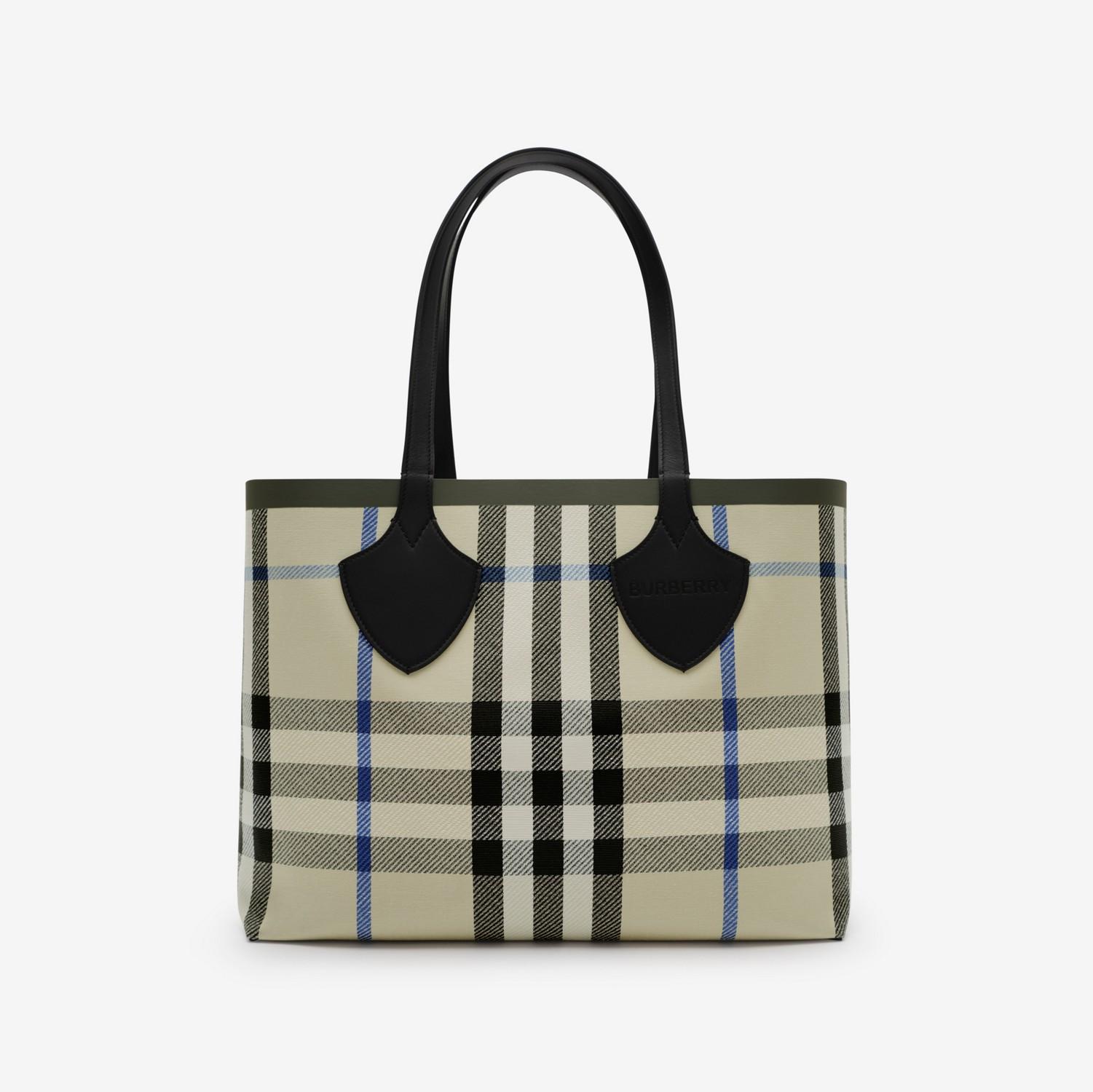 Medium Check Tote by BURBERRY