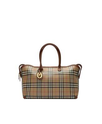 Medium Check Zip Tote by BURBERRY