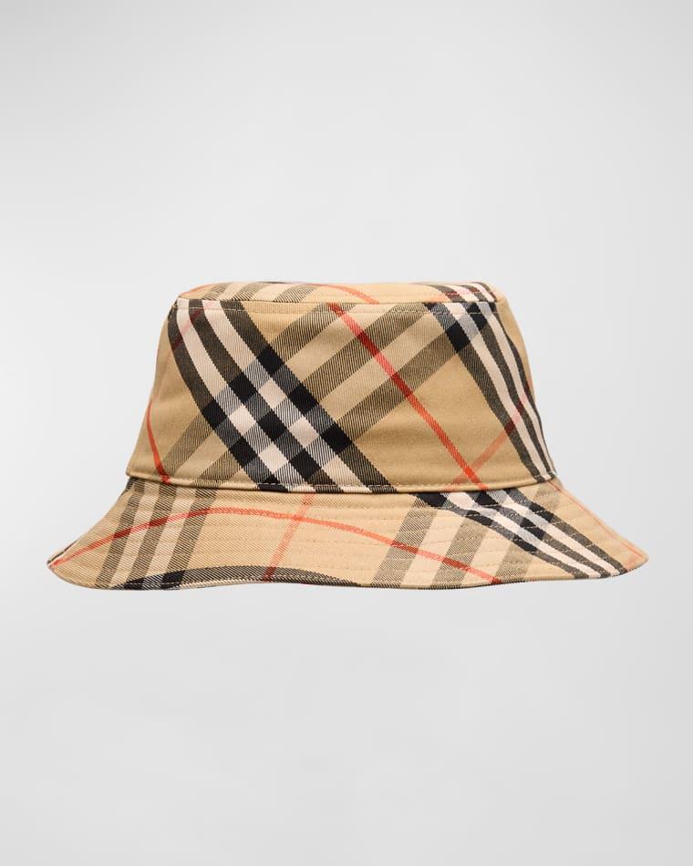 Men's Check EKD Bucket Hat by BURBERRY