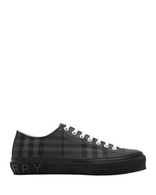 Men's Check Nylon Blend Sneakers by BURBERRY