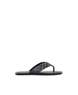 Men's Check Pavilion Sandals by BURBERRY