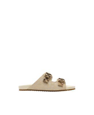 Men's Check Suede Urchin Sandals by BURBERRY