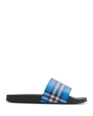 Men's Furley Vintage Check Slide Sandals by BURBERRY
