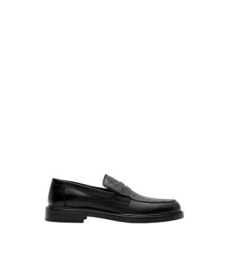 Men's Leather Pembroke Loafers by BURBERRY
