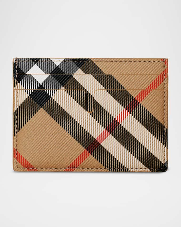 Men's Sandon Check Card Case by BURBERRY