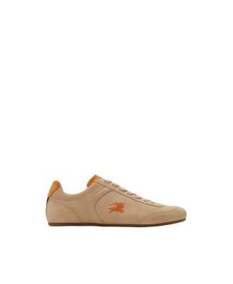 Men's Suede Knight Runner Sneakers by BURBERRY