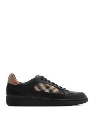 Men's Terrace Check Low Top Sneakers by BURBERRY