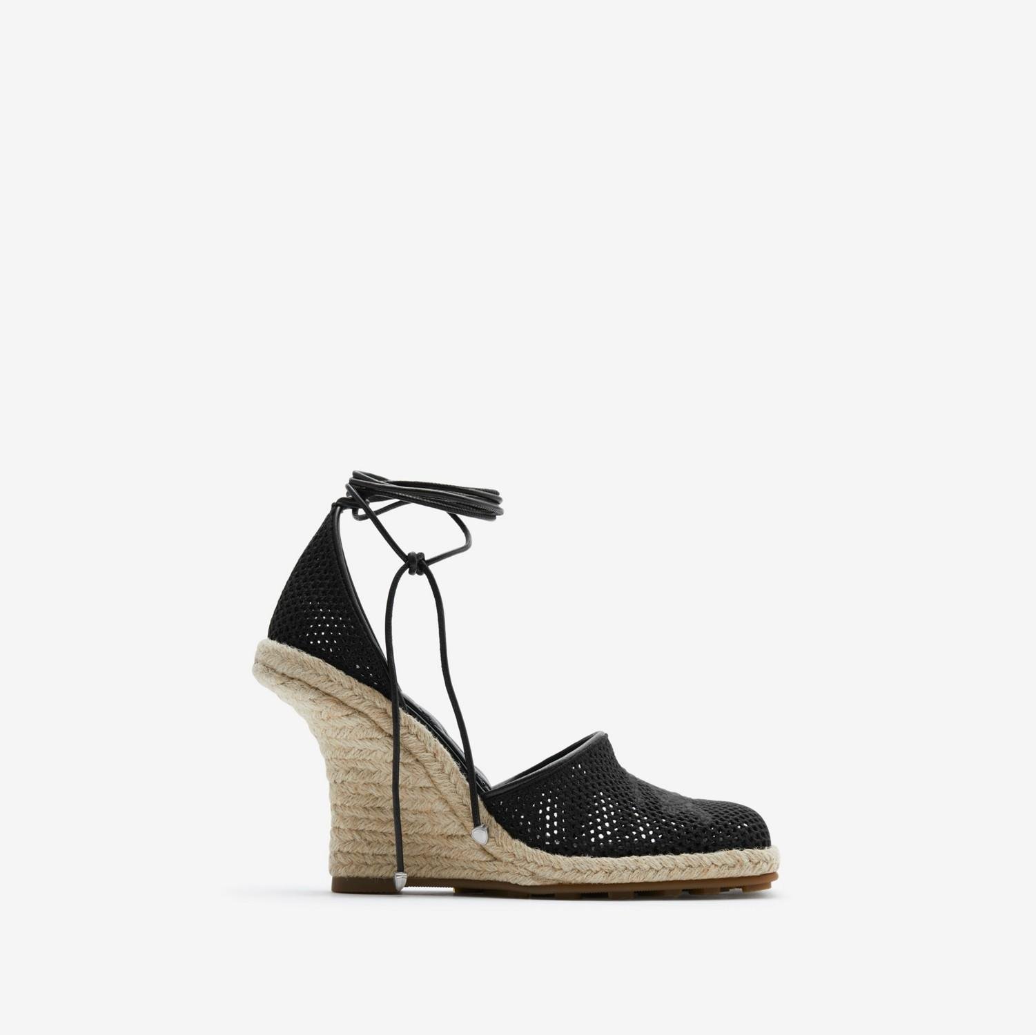 Mesh Plunge Espadrilles by BURBERRY