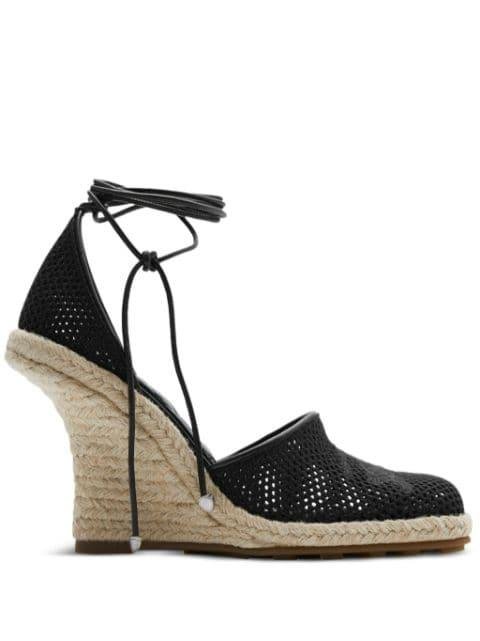 Mesh Plunge espadrilles by BURBERRY