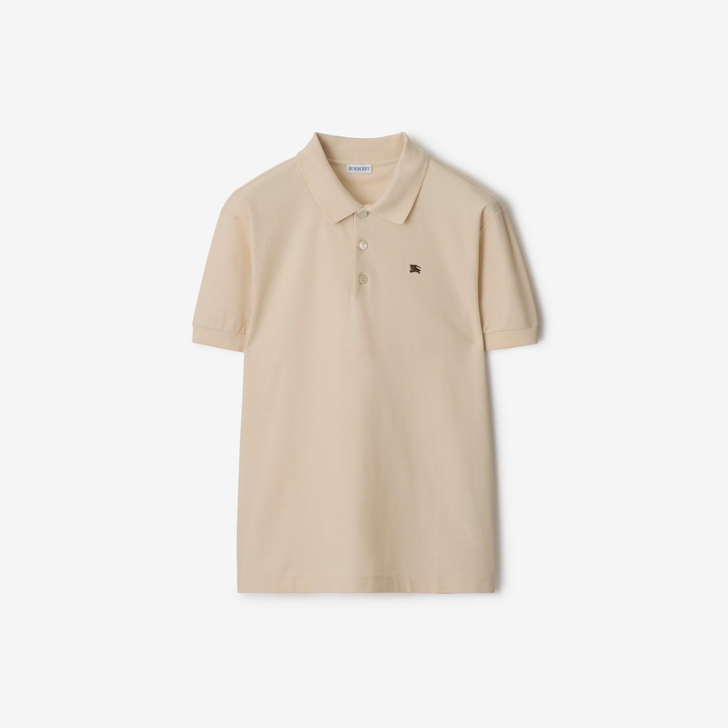 Metal Knight Cotton Polo Shirt by BURBERRY