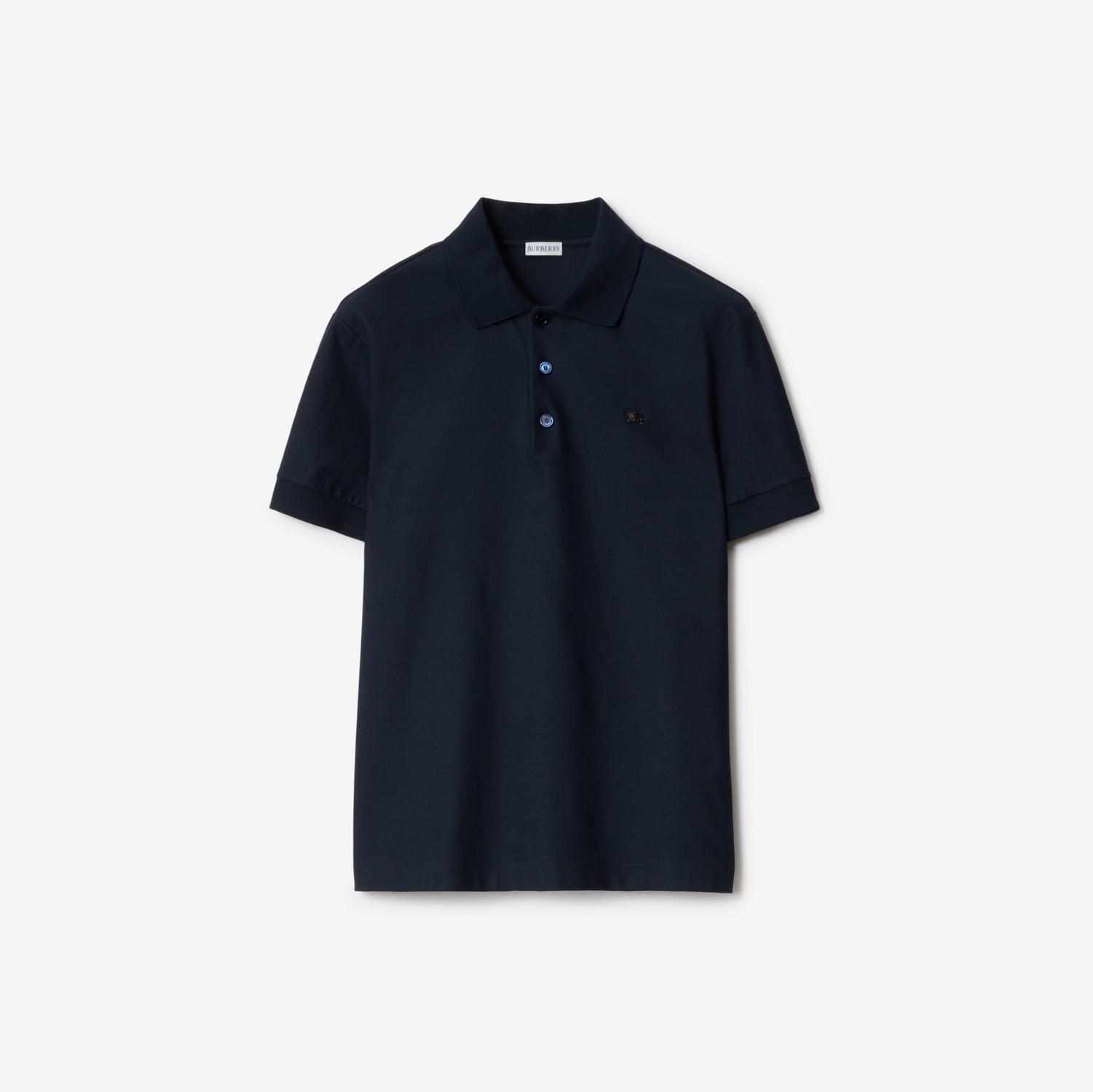Metal Knight Cotton Polo Shirt by BURBERRY