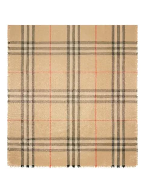 Metallic Wool scarf by BURBERRY