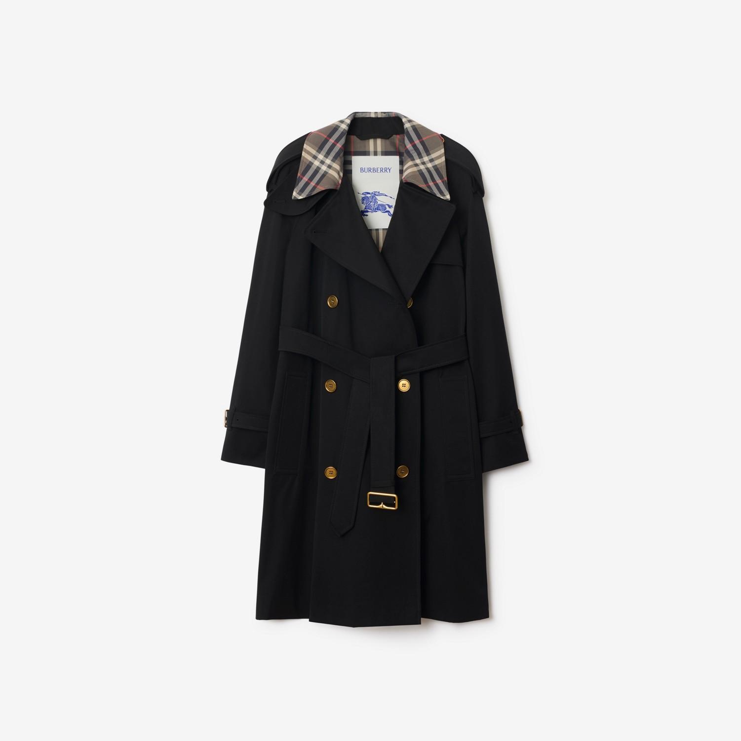 Mid-length Check Collar Castleford Trench Coat by BURBERRY